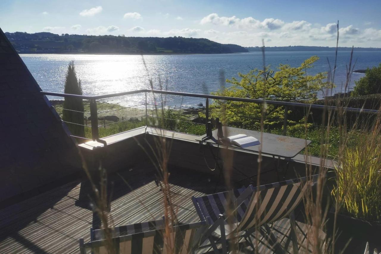 Maison De Pecheur - Coucher De Soleil En Terrasse Plouezoc'h Exterior foto